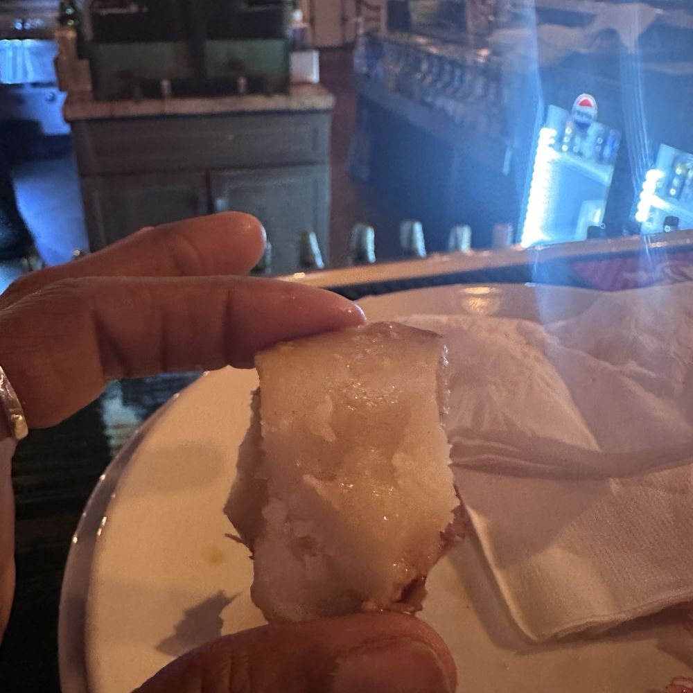 Bland older potatoes with no seasoning.
