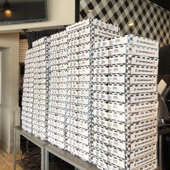 Charred Brick Oven - Pizza boxes - Pizza Near Me - Seaford, New York Charred Brick Oven - Pizza boxes - Pizza Near Me - Seaford, New York