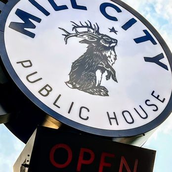 Mill City Public House - a sign for a public house - Wine Bars Near Me - Appleton, Wisconsin