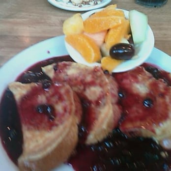 Huckleberry Square - Half Order French Toast w Huckleberry Topping - American Near Me - Burien, Washington