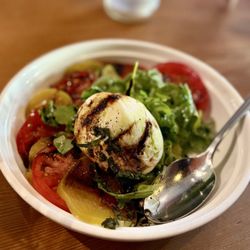 Burrata, tomatoes, beets, arugula