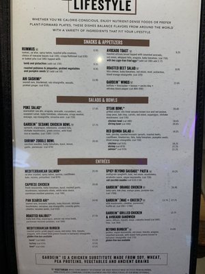 Menu photo 6 Yard House Burlington, MA