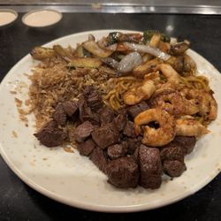 Grace Japanese Steak House - Filet and Shrimp