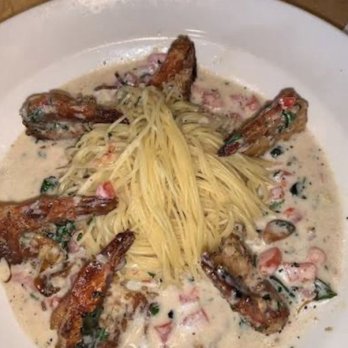 The Cheesecake Factory - Shrimp Scampi Pasta with generous amount of shrimp. - Desserts Near Me - Pasadena, California