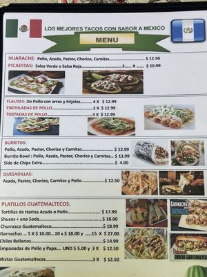 Menu photo 5 Taqueria La Finca Laurel, MD