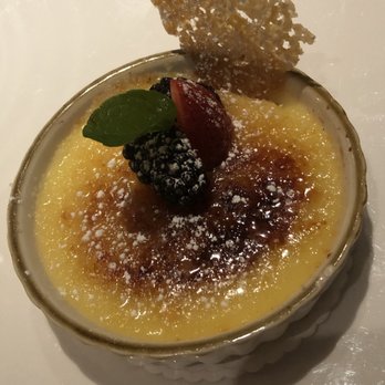 Bistro d’Azur - creme brulee - French Near Me - South Orange, New Jersey