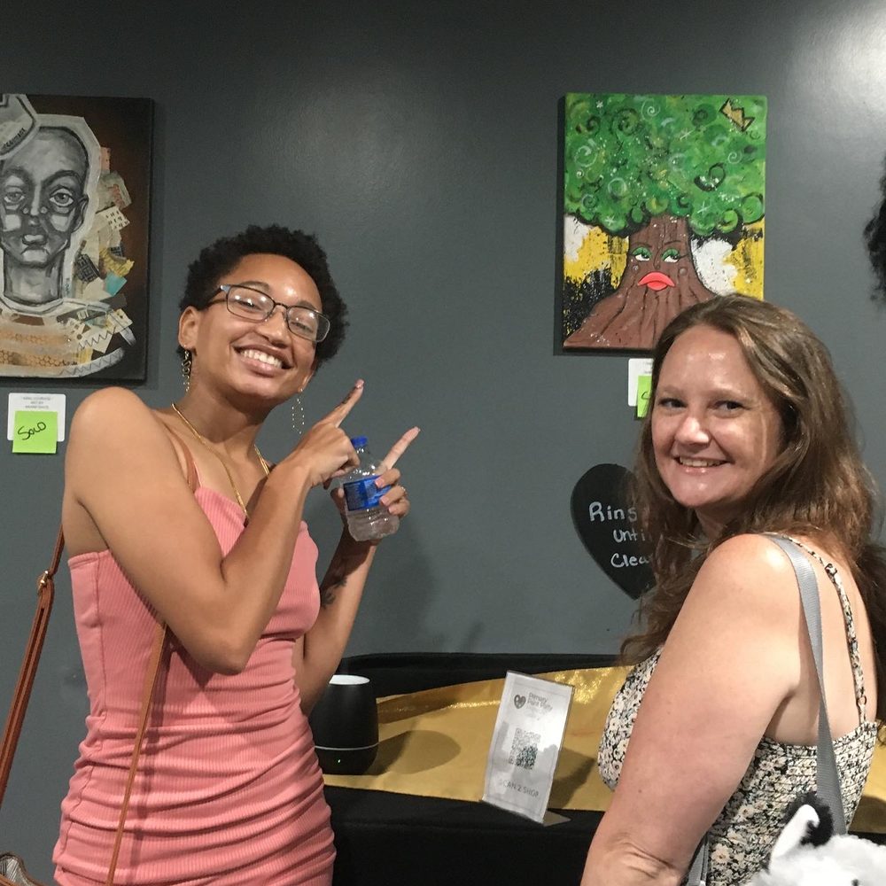 Sold my first painting at Primary Paint Party
