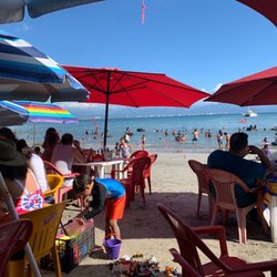 Playa La Manzanilla - Sunday funday... way more busy than yesterday