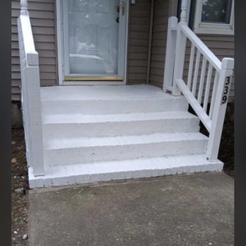 DS Construction and Handyman Services - These stairs were covered in moss, dirt and chipped brick. GREAT job Daniel!! - Handyman Near Me - Howell Township, New Jersey DS Construction and Handyman Services - These stairs were covered in moss, dirt and chipped brick. GREAT job Daniel!! - Handyman Near Me - Howell Township, New Jersey