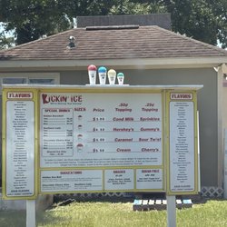 Kickin Ice - Menu