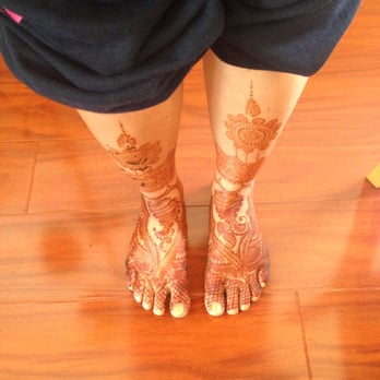 Hinal's Beauty Studio - Henna stain just after 24 hours! - Makeup Artists Near Me - Diamond Bar, California