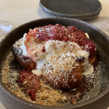 Krasi - "French toast" equivalent- absolutely divine - Mediterranean Near Me - Boston, Massachusetts