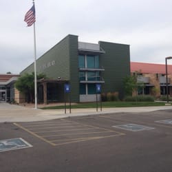 Library entrance