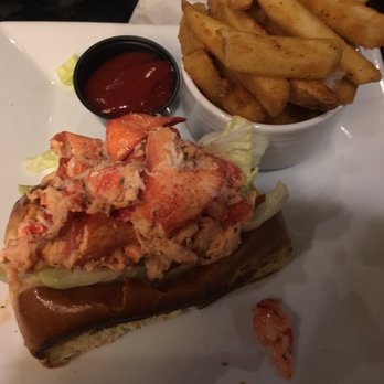Brinkleys Restaurant & Pub - Lobster roll and fries!  Highly recommend this! - Hotels Near Me - Boston, Massachusetts