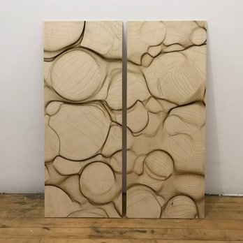 Division - Etched baltic birch plywood - Architects Near Me - Brooklyn, New York