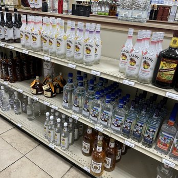 ABC Store - a shelf full of bottles of alcohol - Beer, Wine & Spirits Near Me - Clayton, North Carolina