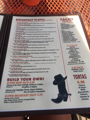 Menu photo 3 Los Vaqueros Cafe & Grill Kyle, TX