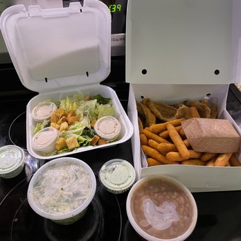 Catfish Parlour - Family 3-Pack and sides with extra hush puppies. - Seafood Near Me - Georgetown, Texas Catfish Parlour - Family 3-Pack and sides with extra hush puppies. - Seafood Near Me - Georgetown, Texas