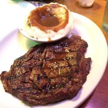 Texas Roadhouse - My absolute favorite - 10oz Ribeye Steak Medium Rare. - Steakhouses Near Me - Sandy, Utah