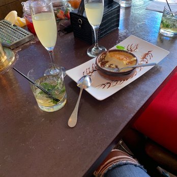 Verde on Smith - Creme Brûlée, Mimosa and house special drink - Italian Near Me - Brooklyn, New York Verde on Smith - Creme Brûlée, Mimosa and house special drink - Italian Near Me - Brooklyn, New York