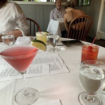 La Plage Wading River - Cocktails: cosmo, coconut margarita and an old fashion - French Near Me - Wading River, New York La Plage Wading River - Cocktails: cosmo, coconut margarita and an old fashion - French Near Me - Wading River, New York