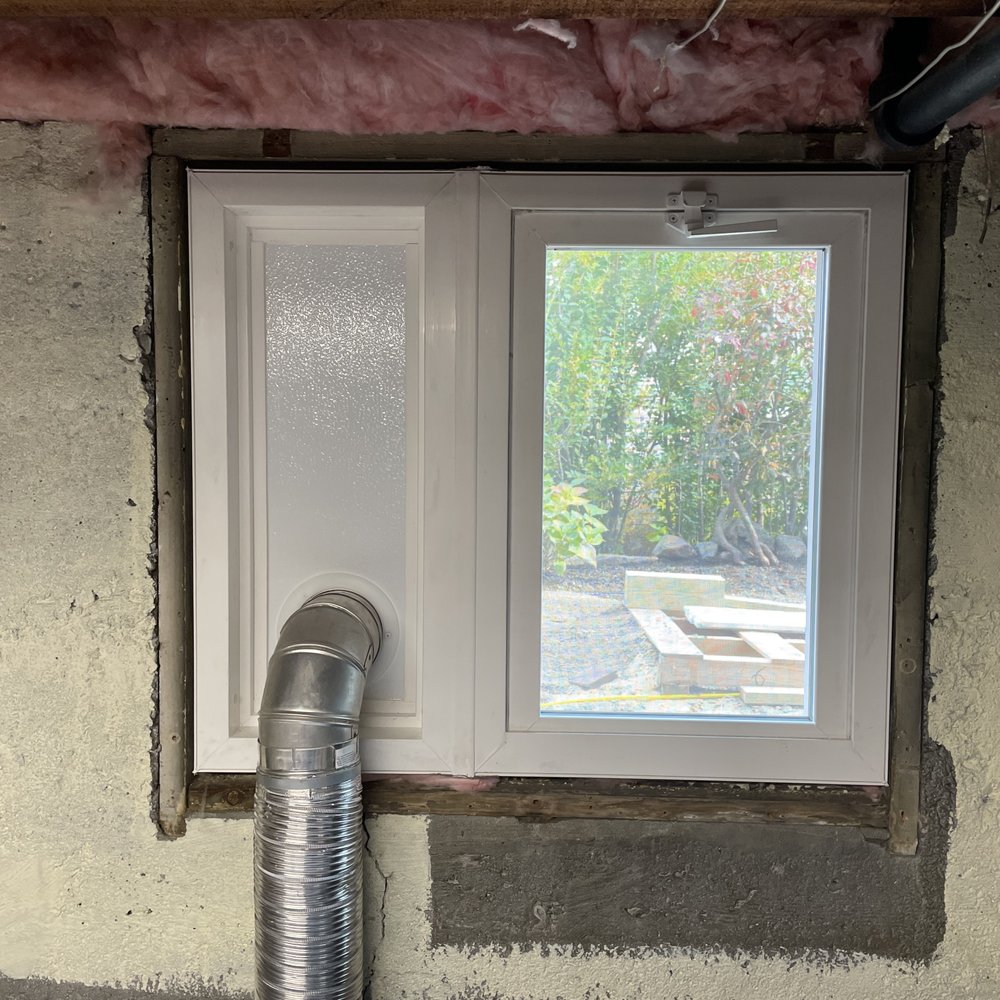 Ideal Window Manufacturing - Superb window with dryer vent imbedded. - Building Supplies Near Me - Bayonne, New Jersey