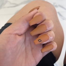 Coffin Matte nails Coffin Matte nails