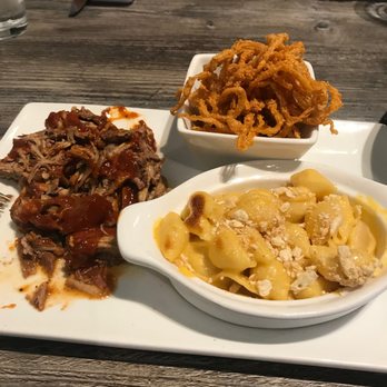 HELLUVA Brewing Company - Pulled Pork Plate w/ Onion Straws and Mc n' Cheese - Brewpubs Near Me - Chandler, Arizona HELLUVA Brewing Company - Pulled Pork Plate w/ Onion Straws and Mc n' Cheese - Brewpubs Near Me - Chandler, Arizona