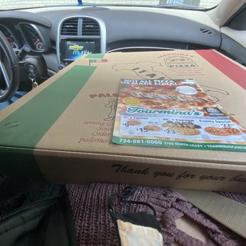 Toarmina's Pizza - Two foot ftw. - Pizza Near Me - Canton, Michigan