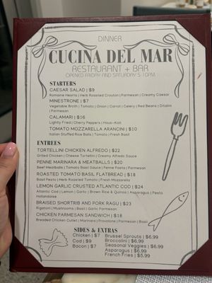 Menu photo 1 Cucina Del Mar Atlantic City, NJ