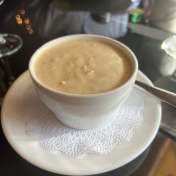 Figaro the Dining Room - Cup of She crab soup - New American Near Me - Newberry, South Carolina