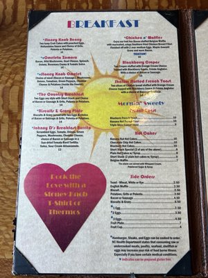 Menu photo 5 Stoney Knob Cafe Weaverville, NC