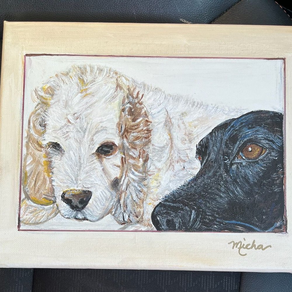 Micha's Gallery International - My 2 fur babies. Sundance and Emmylou. - Art Galleries Near Me Micha's Gallery International - My 2 fur babies. Sundance and Emmylou. - Art Galleries Near Me