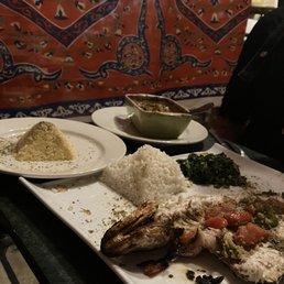 Lamb tagine and a whole branzino