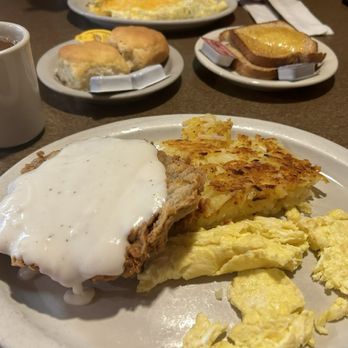 Jim's Restaurants - Chicken fried steak for me and an omelet for my buddy. - American Near Me - Austin, Texas