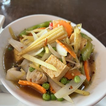 Thai Lotus Jupiter - Entree made of tofu and fresh ginger in the lunch menu - Sushi Bars Near Me - Jupiter, Florida Thai Lotus Jupiter - Entree made of tofu and fresh ginger in the lunch menu - Sushi Bars Near Me - Jupiter, Florida