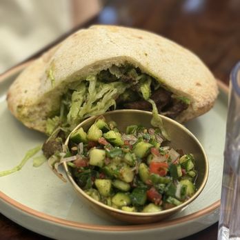 Sabine Cafe & Bar - Chicken Shawarma pita - Cafes Near Me - Seattle, Washington Sabine Cafe & Bar - Chicken Shawarma pita - Cafes Near Me - Seattle, Washington
