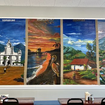El Rinconcinto Salvadoreño - La Plata - Mural of Latin American Landscapes - Tex-Mex Near Me - La Plata, Maryland