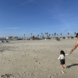 Del Mar Beach & Marina - Cottages (peach buildings) in the back