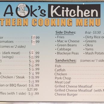 Mr A Ok's Kitchen - Menu - Soul Food Near Me - San Antonio, Texas