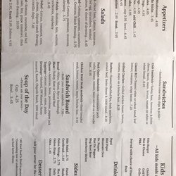 South Fork Cafe - Menu