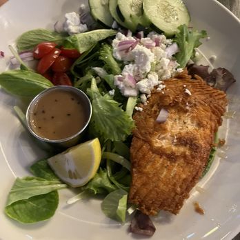 Dovini Italian Bar & Grill - Salmon salad - Italian Near Me - Bridgeport, Texas Dovini Italian Bar & Grill - Salmon salad - Italian Near Me - Bridgeport, Texas