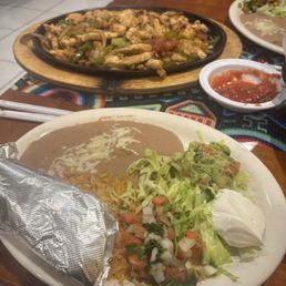 Fajitas for two at Las Margaritas interior