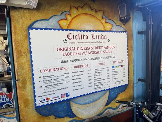 Menu photo 4 Cielito Lindo Los Angeles, CA Menu photo 4 Cielito Lindo Los Angeles, CA