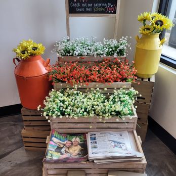 The Kolache Cafe - Display near the front with AZ local mags - Breakfast & Brunch Near Me - Phoenix, Arizona