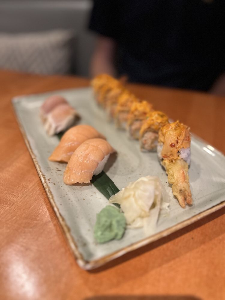 Food from Ju Sushi and Lounge