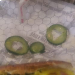 Sheetz - Worst experience ever i like my veggies fresh the cucumber had wholes in them
