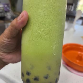 Kusina Grill House - Bobba avocado flavor. You can see the amount of sugar at the bottom of the jar - Bubble Tea Near Me - Lemoore, California Kusina Grill House - Bobba avocado flavor. You can see the amount of sugar at the bottom of the jar - Bubble Tea Near Me - Lemoore, California