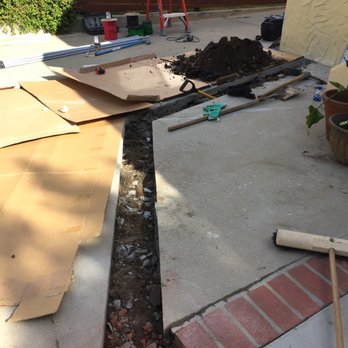 Globecast Electrical Services - Running wire from our breaker under our driveway - Electricians Near Me