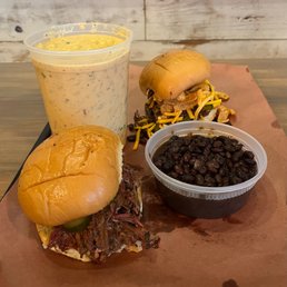 Chopped Brisket Sandwich